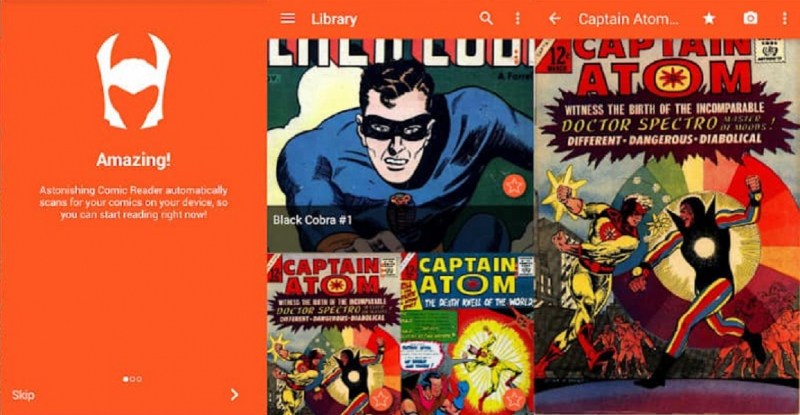 Astonishing Comic Reader là một ứng dụng đọc truyện tranh online trên hệ điều hành Android