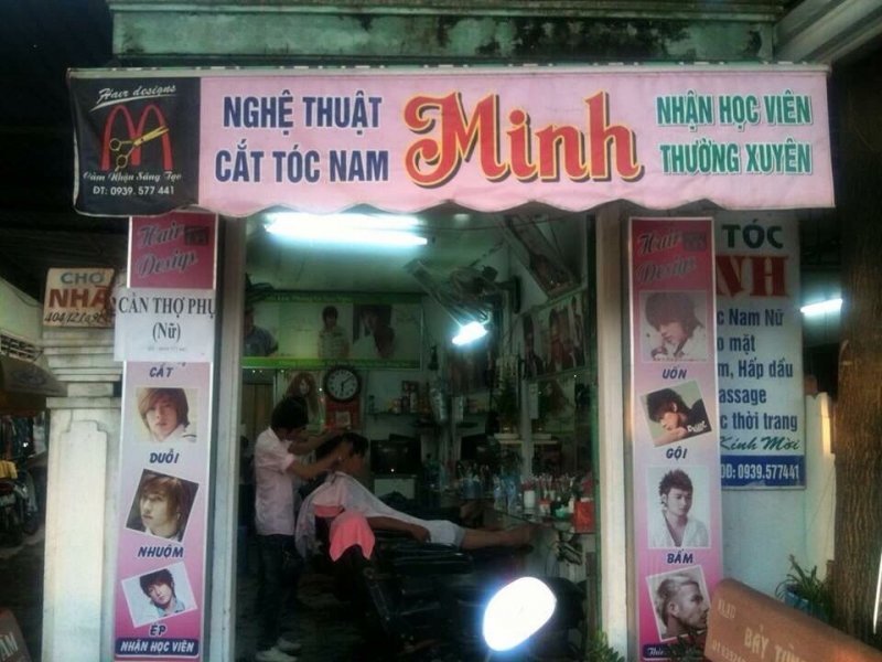 Tiệm tóc Minh Trung khởi nghiệp 2007