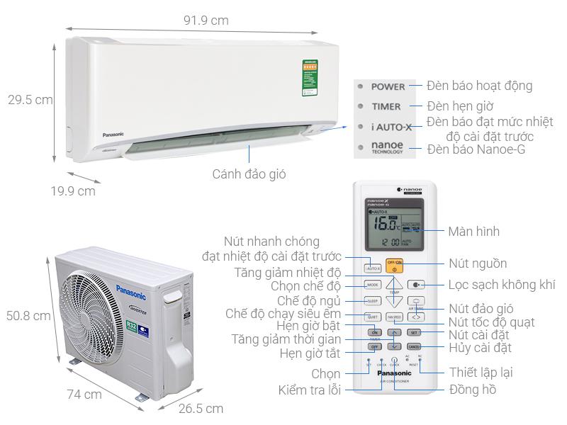 may-lanh-panasonic-cucs-xu9zkh-8-1hp-1199616 Máy lạnh Panasonic CU/CS-XU9ZKH-8 1HP